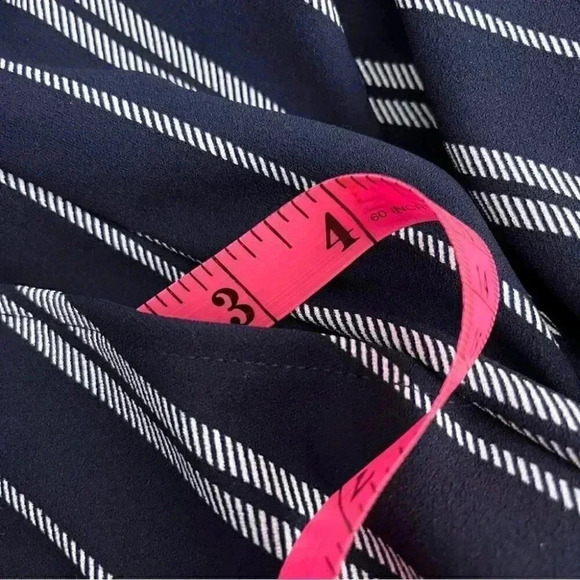 Amanda Green cropped wide leg pants striped size s - Picture 12 of 12